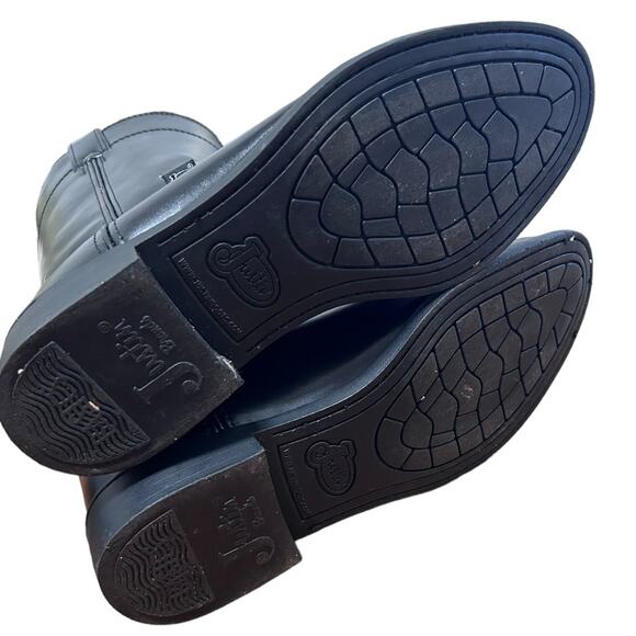 Justin Black Farm & Ranch Roper Cowboy Boots - Picture 5 of 7